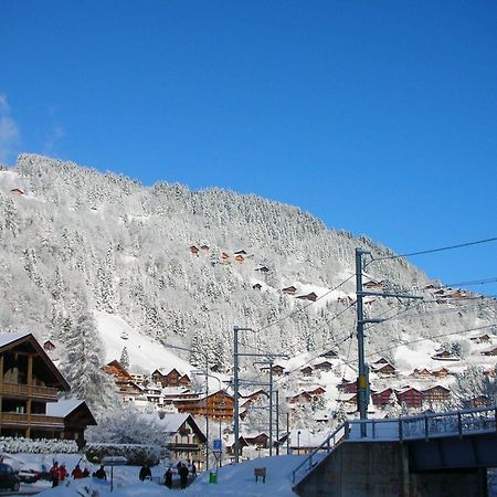 Backpacker Le Petit Baroudeur Hostel Champéry Exterior photo